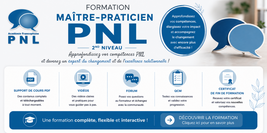 Formation maitre praticien pnl