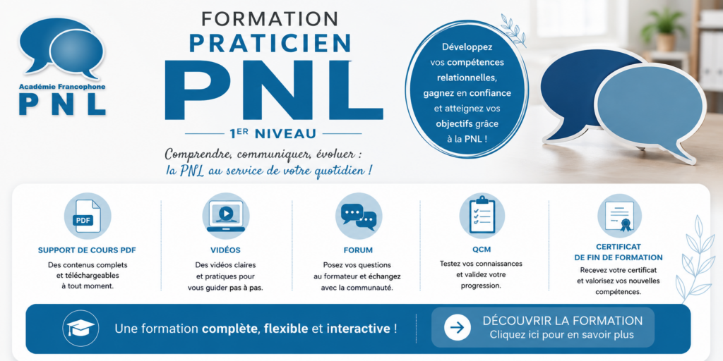 Formation praticien pnl